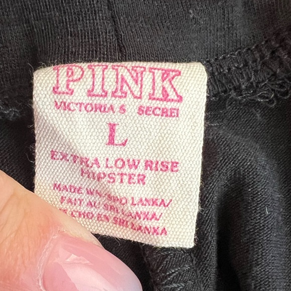 Pink Victorias Secret distressed leggings - Picture 4 of 4